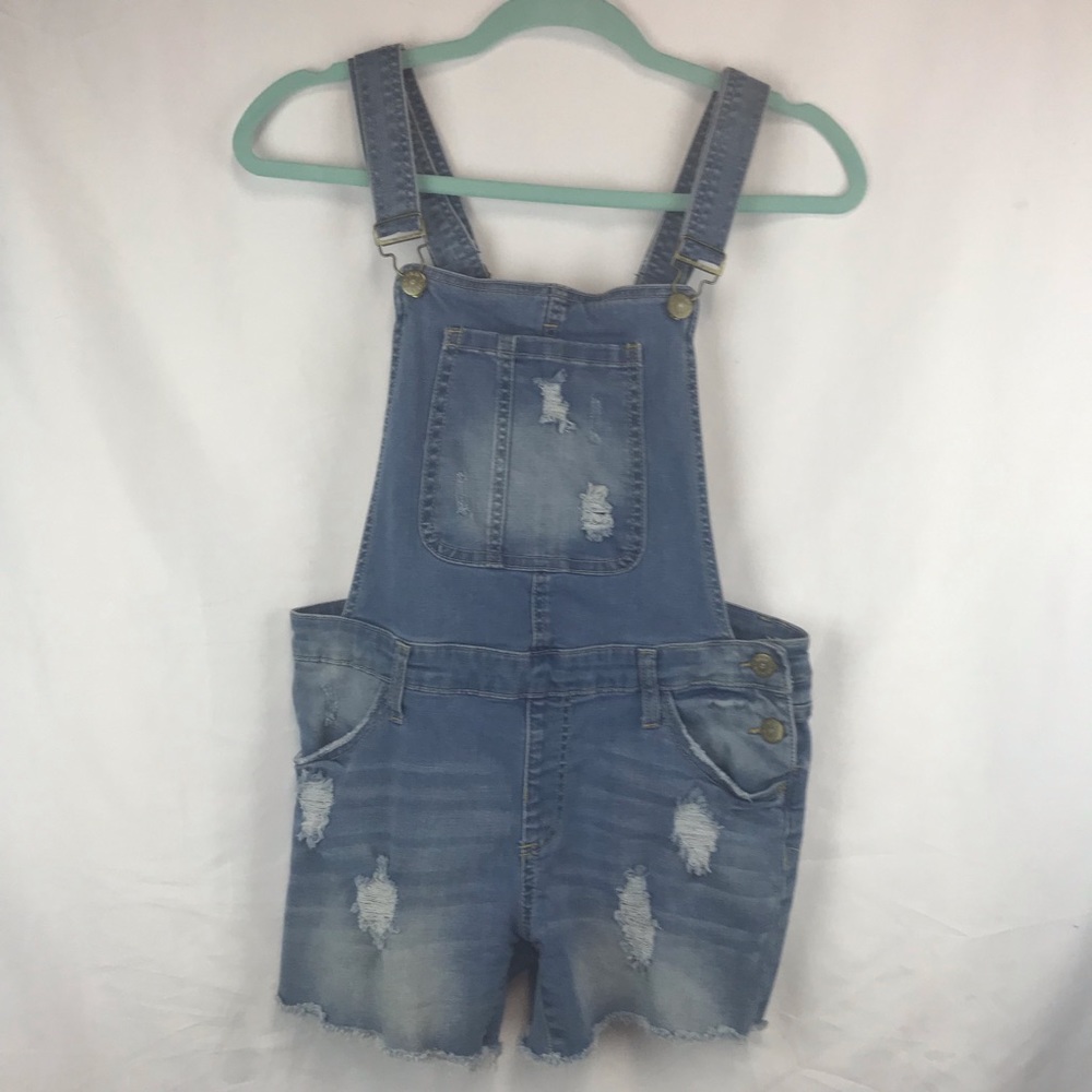 I & M Jeans Denim Short Overalls S01003
